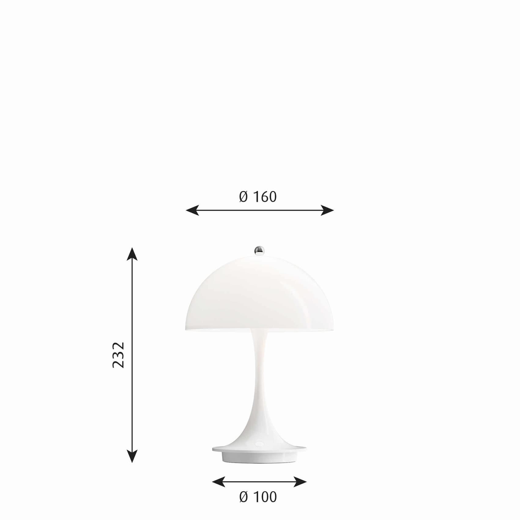 Buy Verner Panton Panthella Table Lamp Louis Poulsen Online in India 