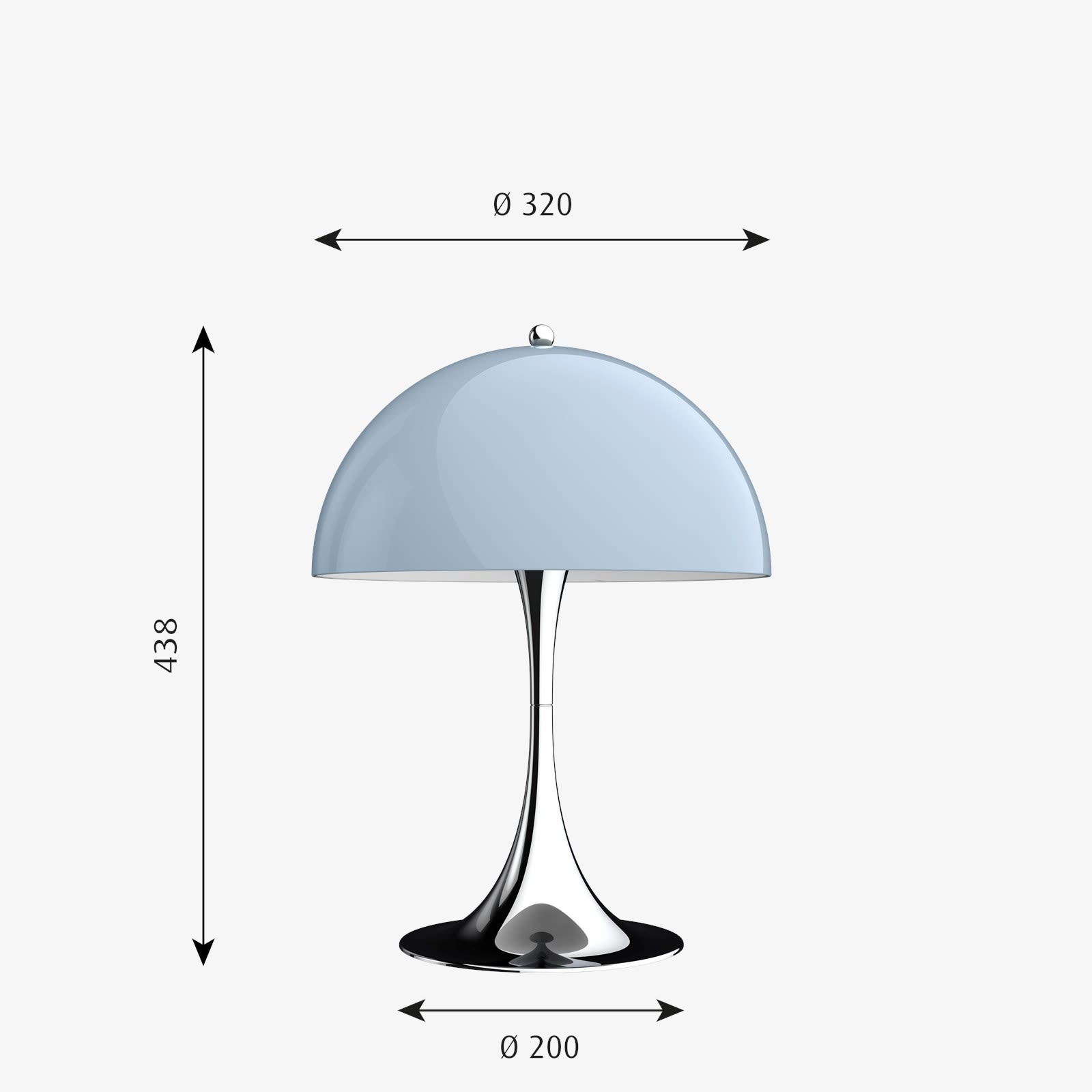 Louis Poulsen's Panthella Table 320 – Visual Merchandising and Store Design