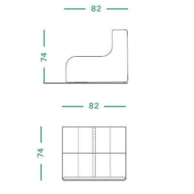 sofo-armchair-size