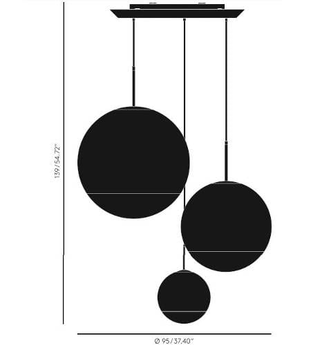 Tom Dixon Mirror Ball Range Dimensions