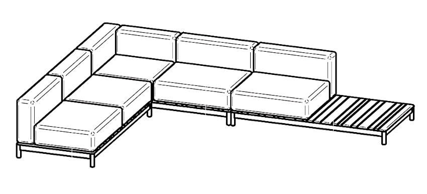 varaschin barcode sofa