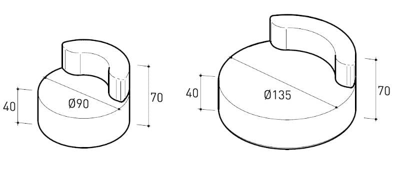 varaschin belt armchair dimensions