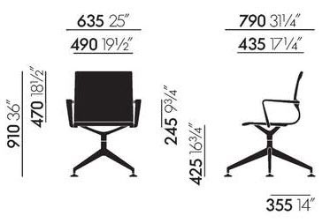 Physix Studio - Sedia da ufficio girevole - VITRA - DTime Shop