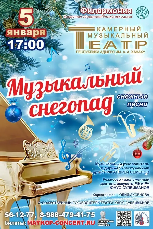 Концерт КАМЕРНЫЙ МУЗЫКАЛЬНЫЙ ТЕАТР им. А.А. Ханаху. Концерт