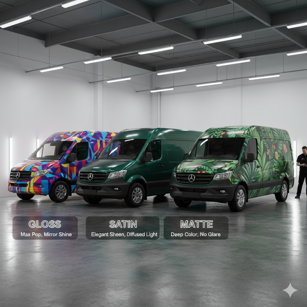 Gloss, Matte, or Satin? Choosing the Right Finish to Make Your Brand Colors Pop