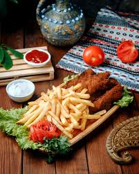French Fries With Goat Meat