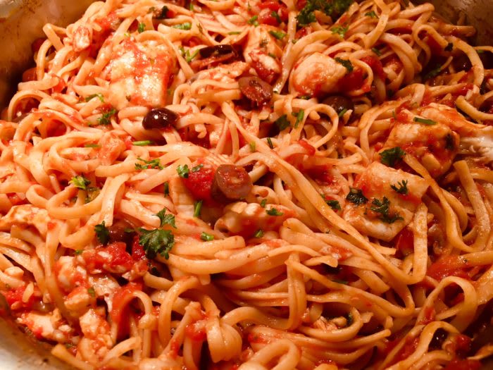 Assorted Spaghetti With Fish