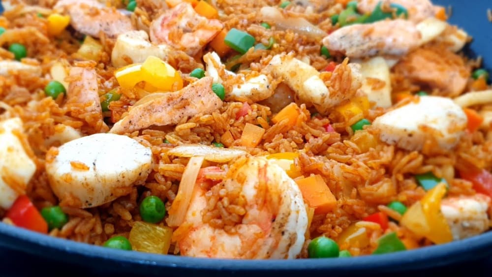 Octopus Jollof Rice