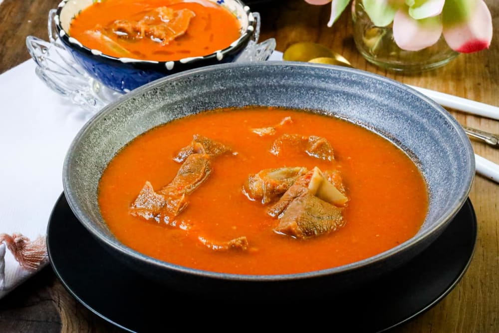 Light Soup With Fish And Goat Meat Only