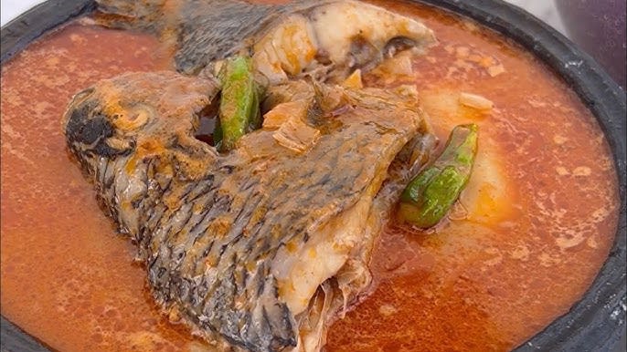 Palmnut Soup With Big Tilapia Only