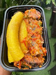 Plantain Vegetable Stew With Chicken And Fish