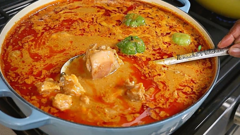 Groiundnut Soup With Chicken And Fish Only
