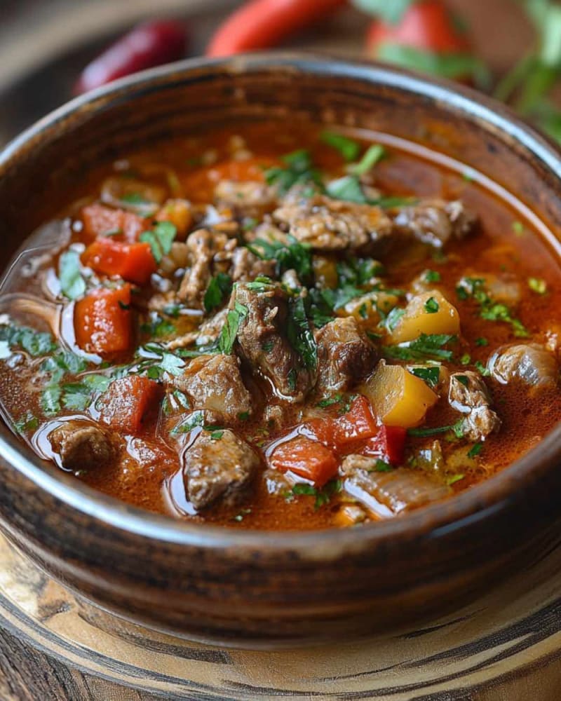 Vegetable Stew With Goat Meat Only