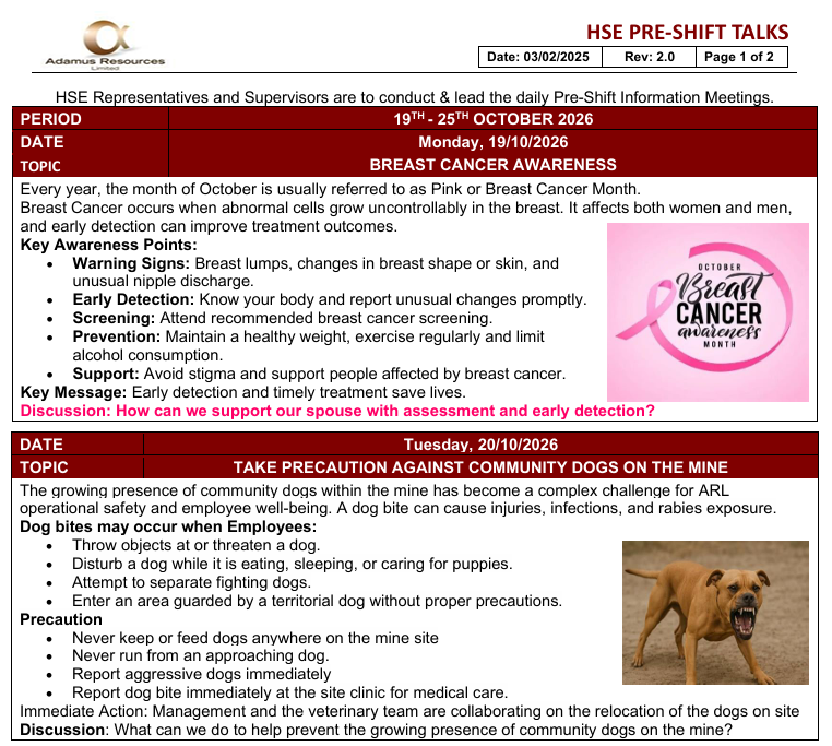 Breast Cancer, Community Dogs