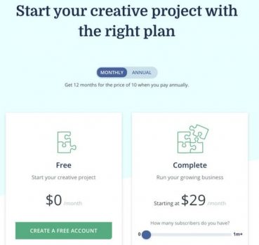 ConvertKit Pricing