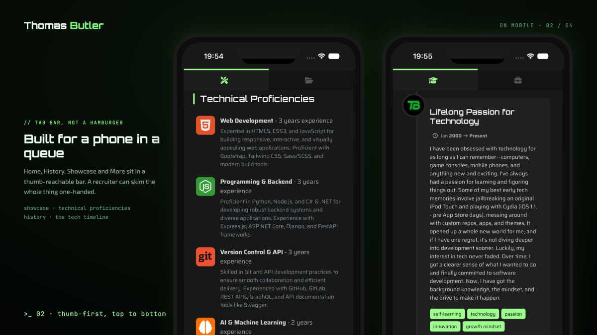 Commercial Portfolio screenshot