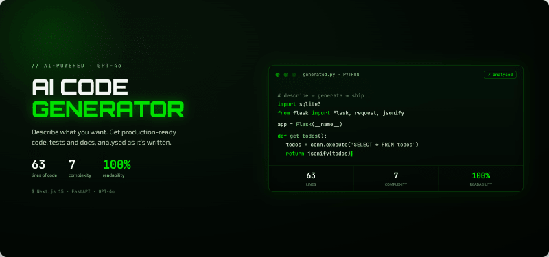 AI Code Generator cover