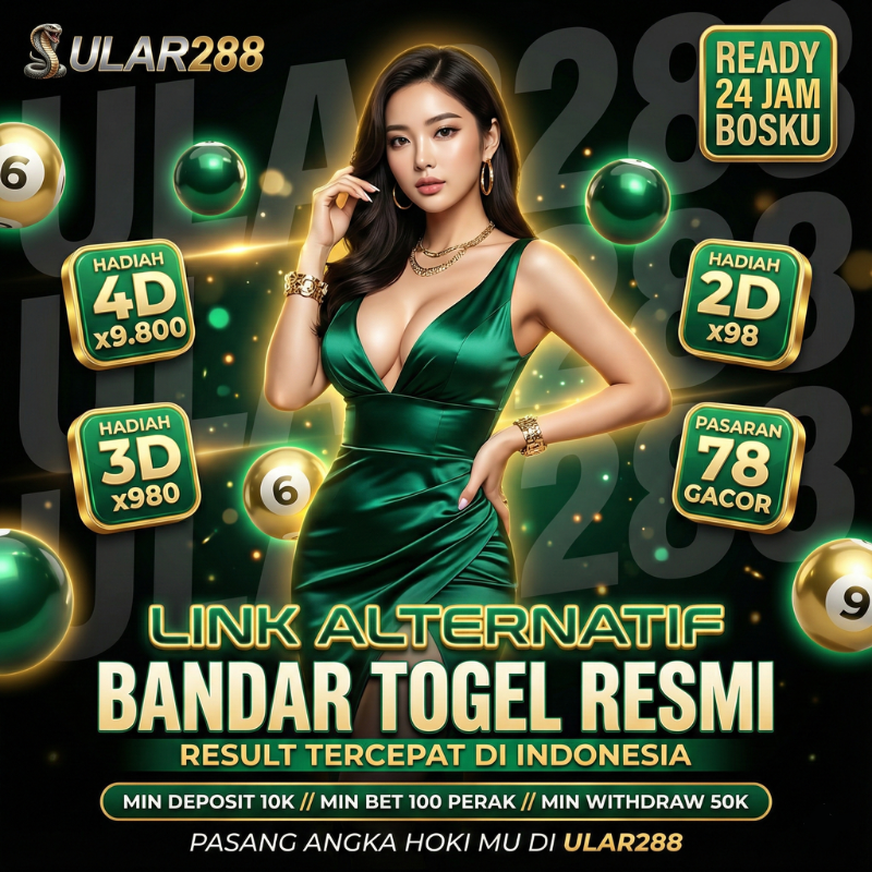 ULAR288 | Link Alternatif Bandar Togel Resmi 24 Jam, Result Tercepat di Indonesia image 1