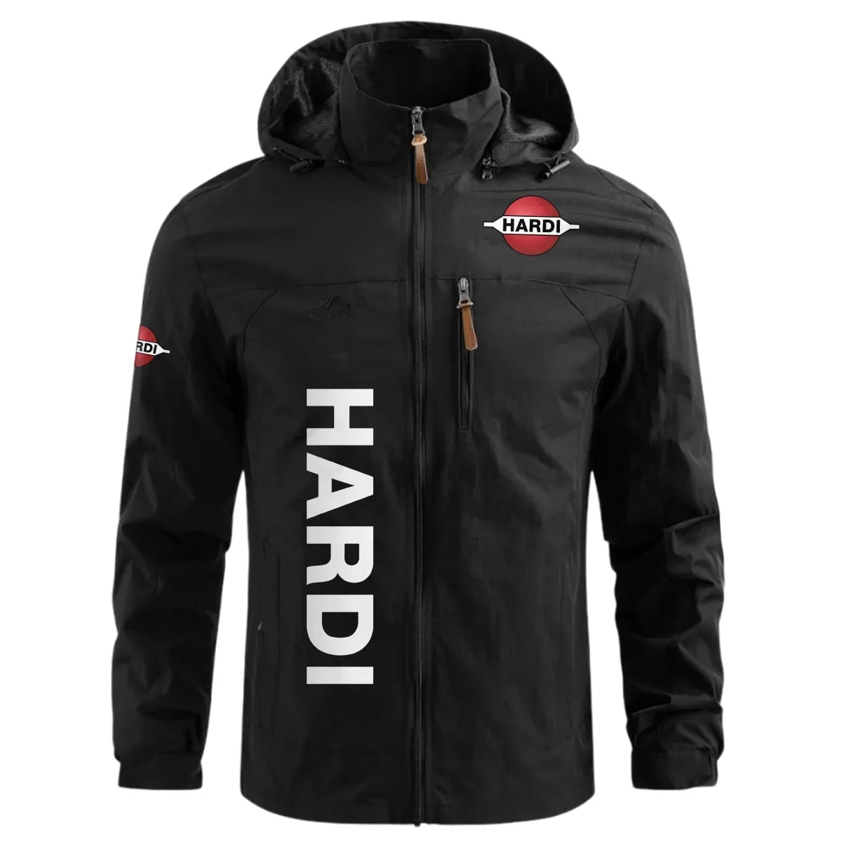 Hardi Exclusive Logo Waterproof Windbreaker Outdoor Jacket Detachable Hood