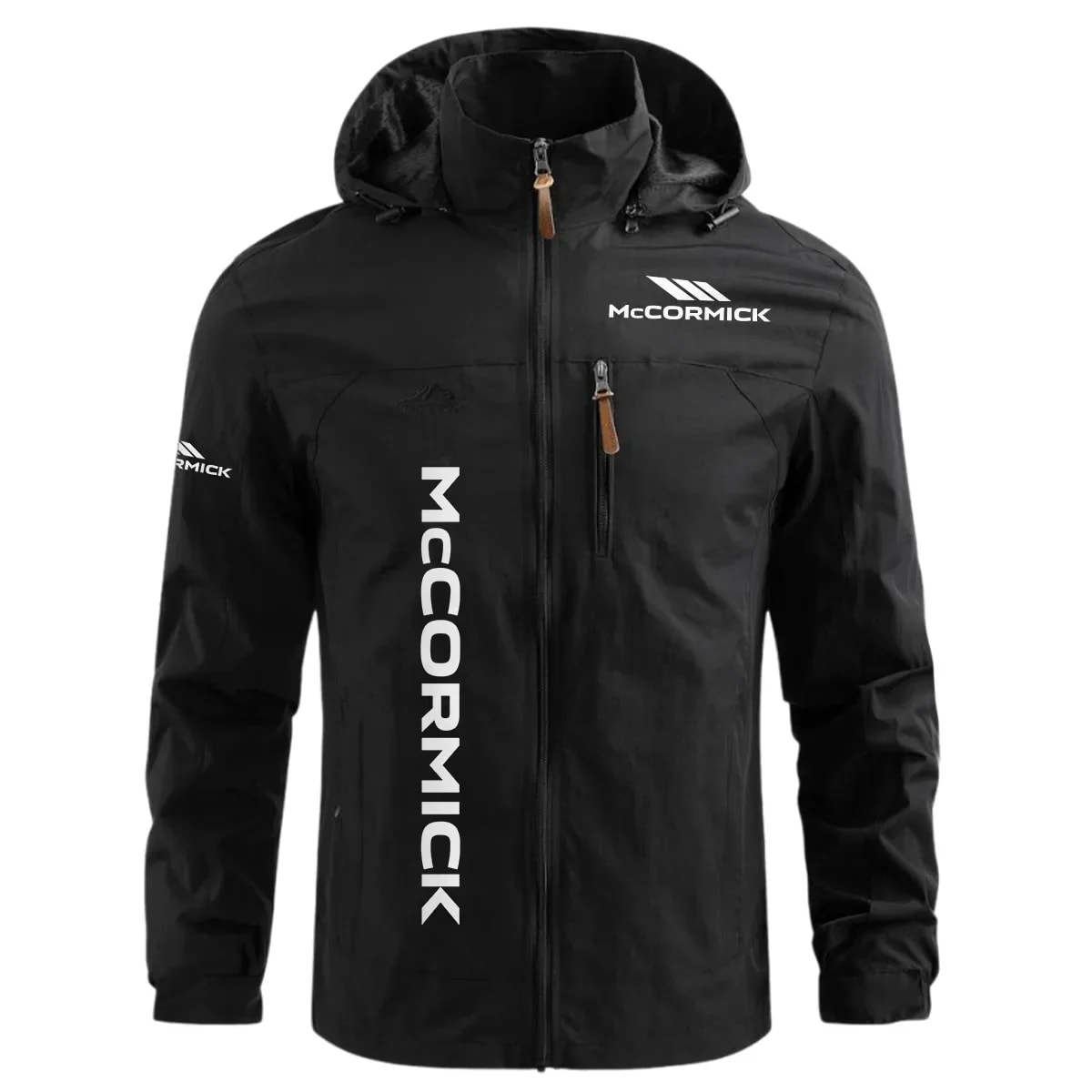 McCormick Exclusive Logo Waterproof Windbreaker Outdoor Jacket Detachable Hood