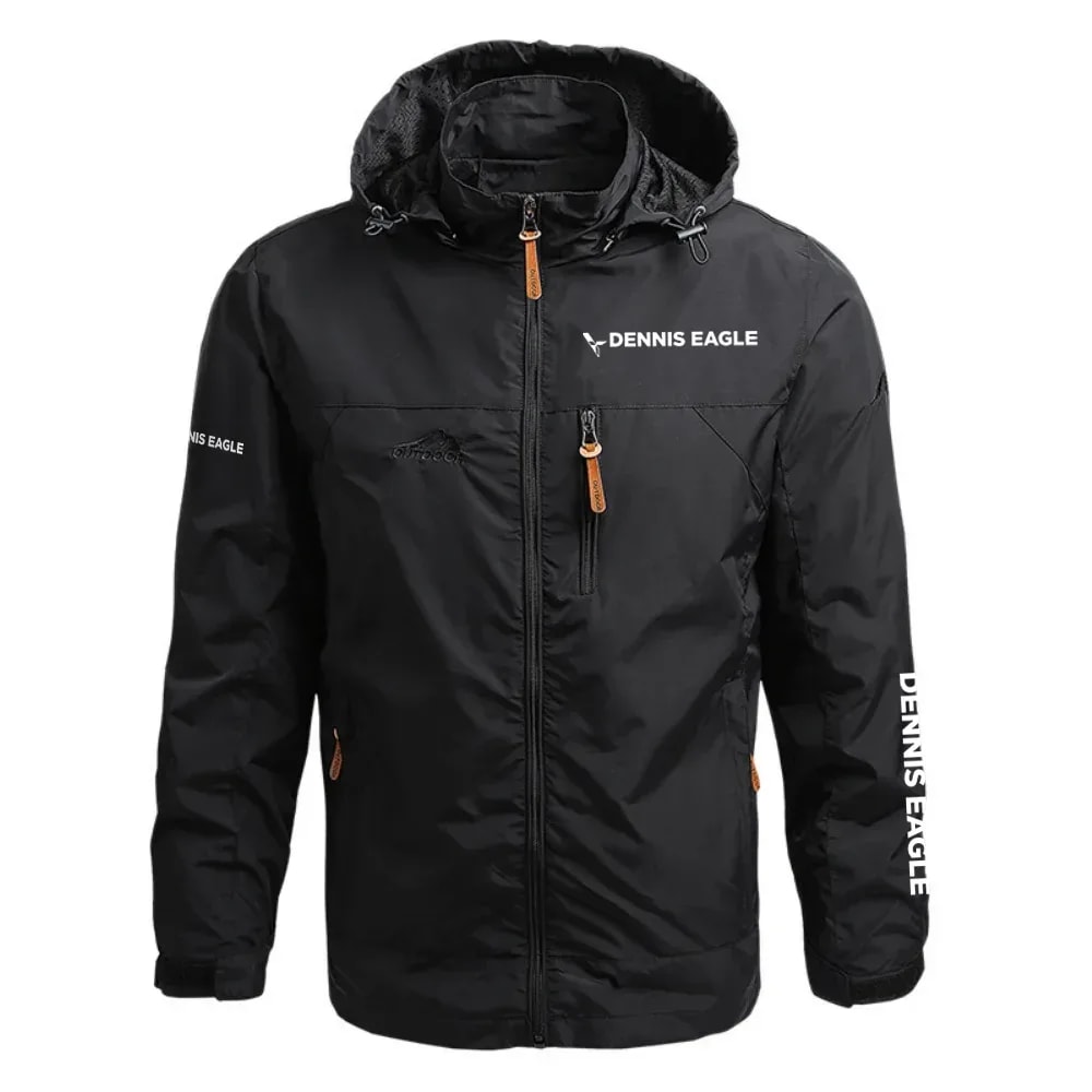 Dennis Eagle Exclusive Logo Waterproof Outdoor Jacket Detachable Hood
