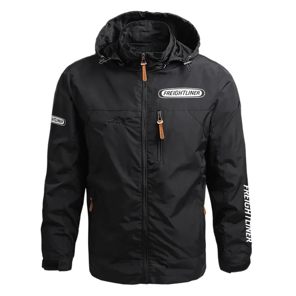 Freightliner Exclusive Logo Waterproof Outdoor Jacket Detachable Hood