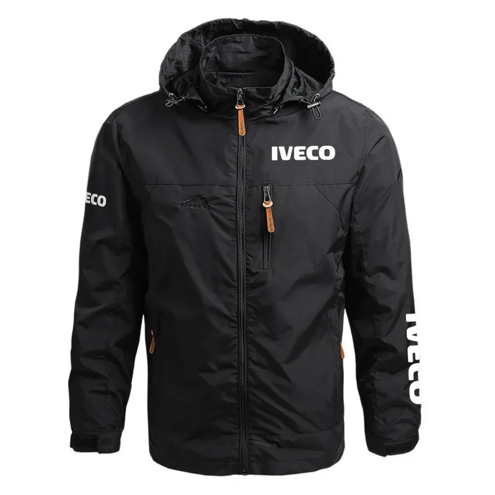 Iveco Exclusive Logo Waterproof Outdoor Jacket Detachable Hood