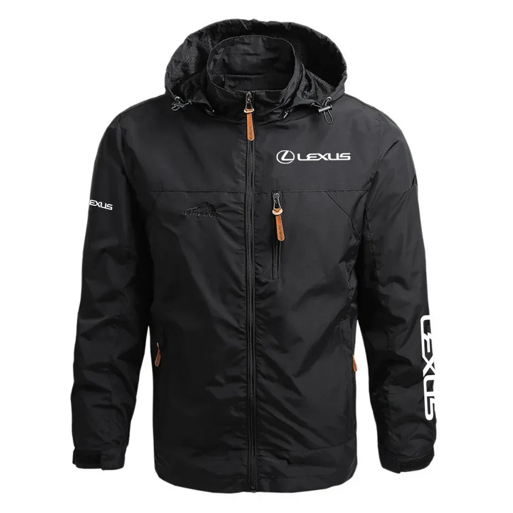 Lexus Exclusive Logo Waterproof Outdoor Jacket Detachable Hood