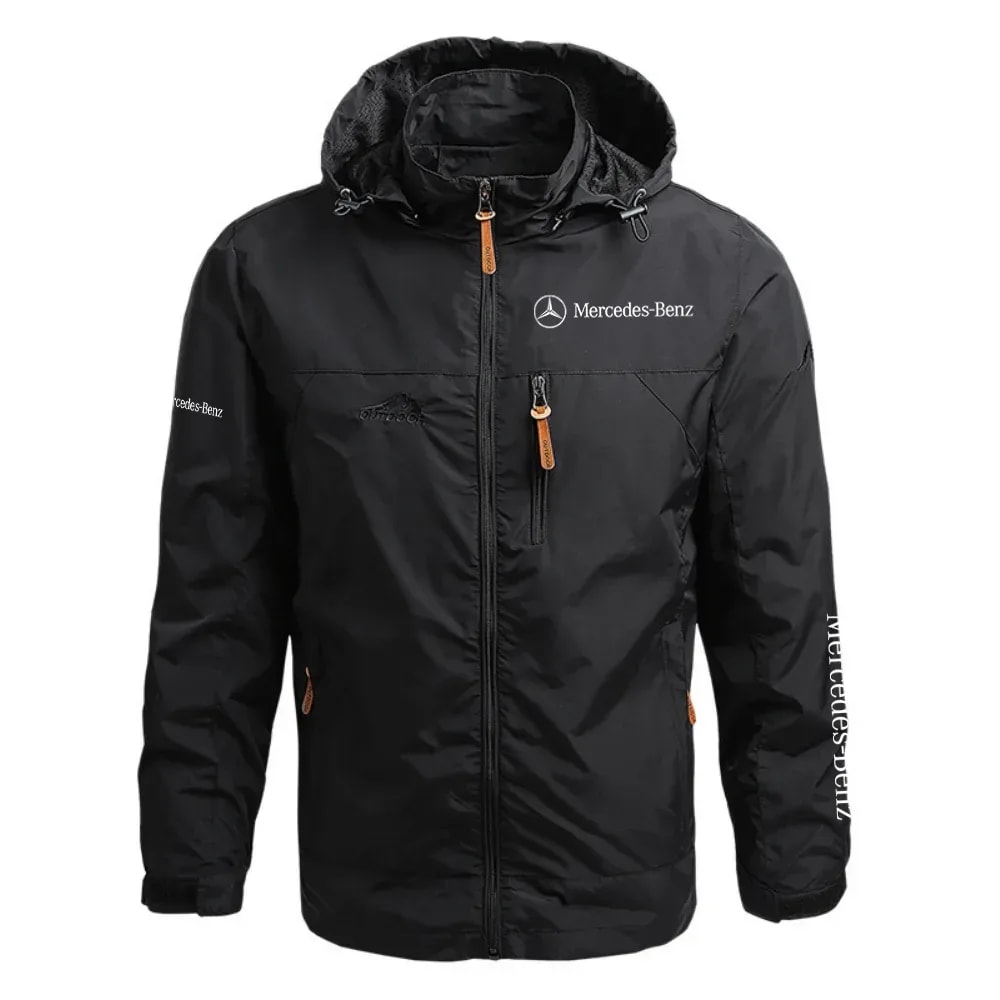 Mercedes-Benz Exclusive Logo Waterproof Outdoor Jacket Detachable Hood