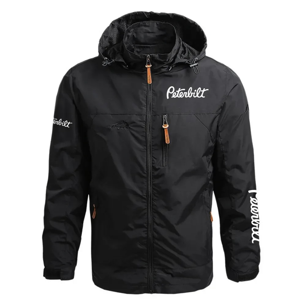 Peterbilt Exclusive Logo Waterproof Outdoor Jacket Detachable Hood