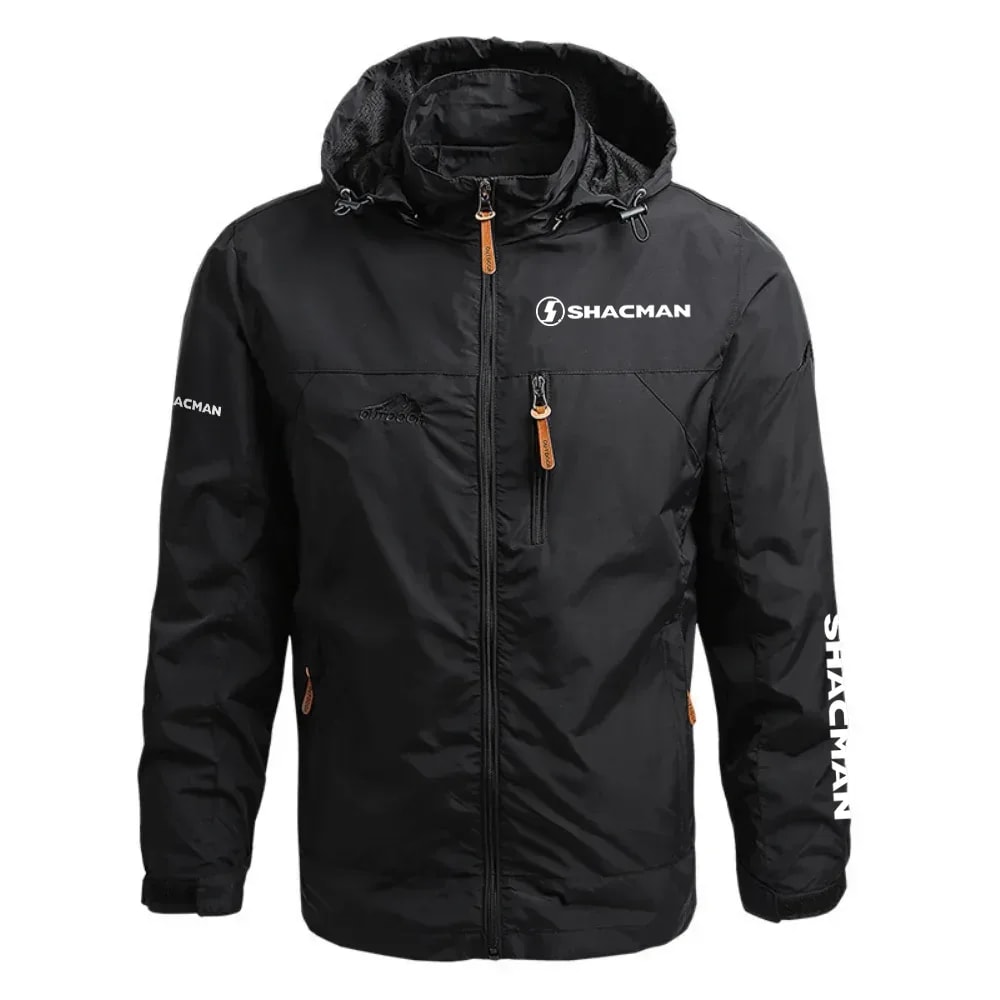 Shacman Exclusive Logo Waterproof Outdoor Jacket Detachable Hood