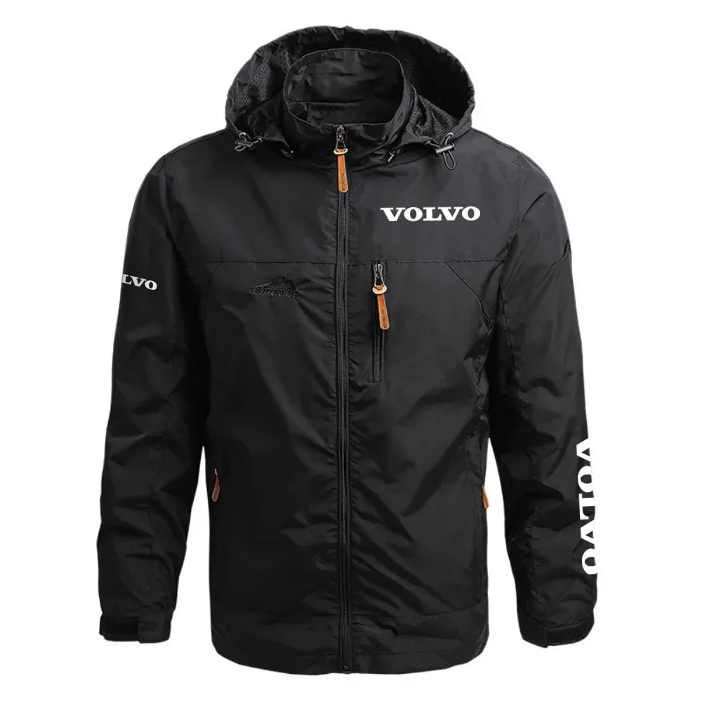 Volvo Exclusive Logo Waterproof Outdoor Jacket Detachable Hood