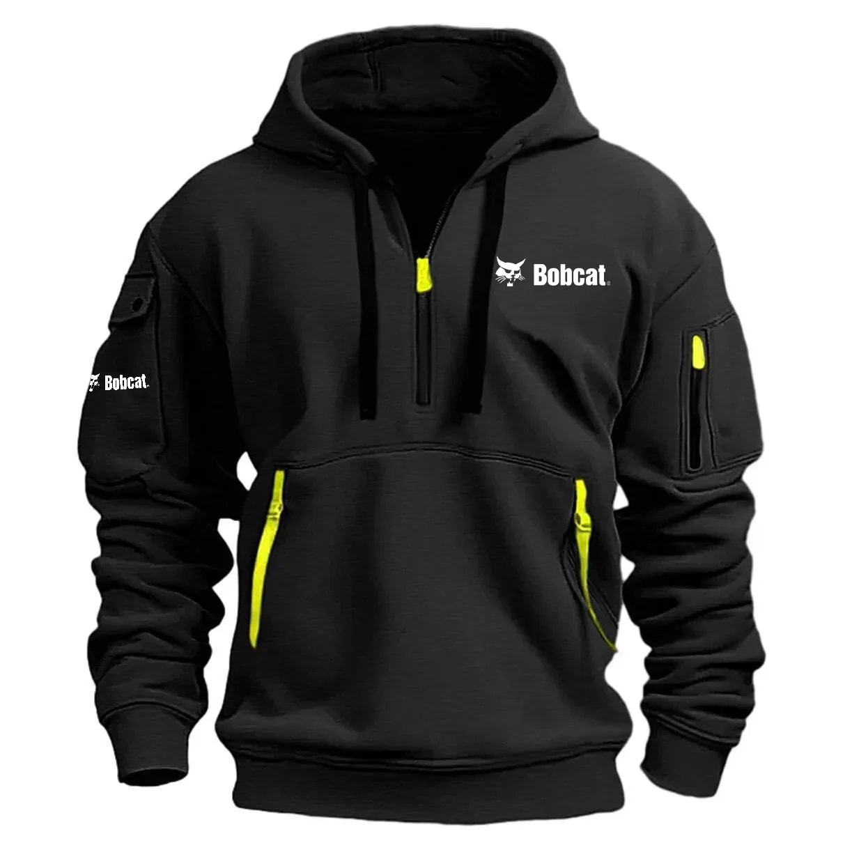 Bobcat Exclusive Logo Half Zipper Hoodie
