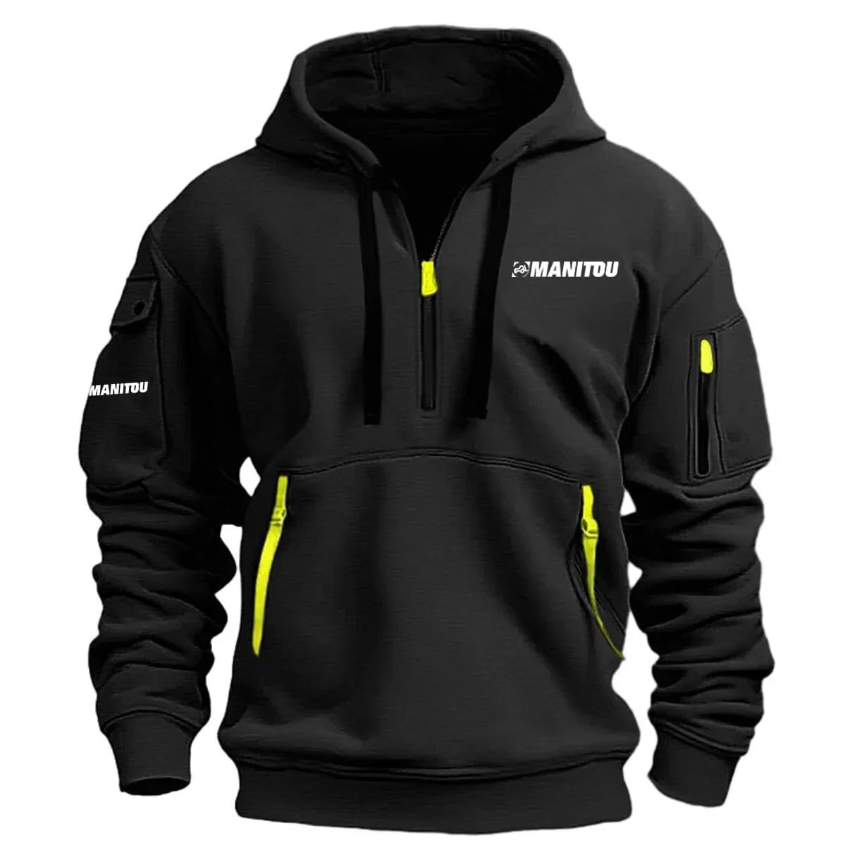 Manitou Exclusive Logo Half Zipper Hoodie
