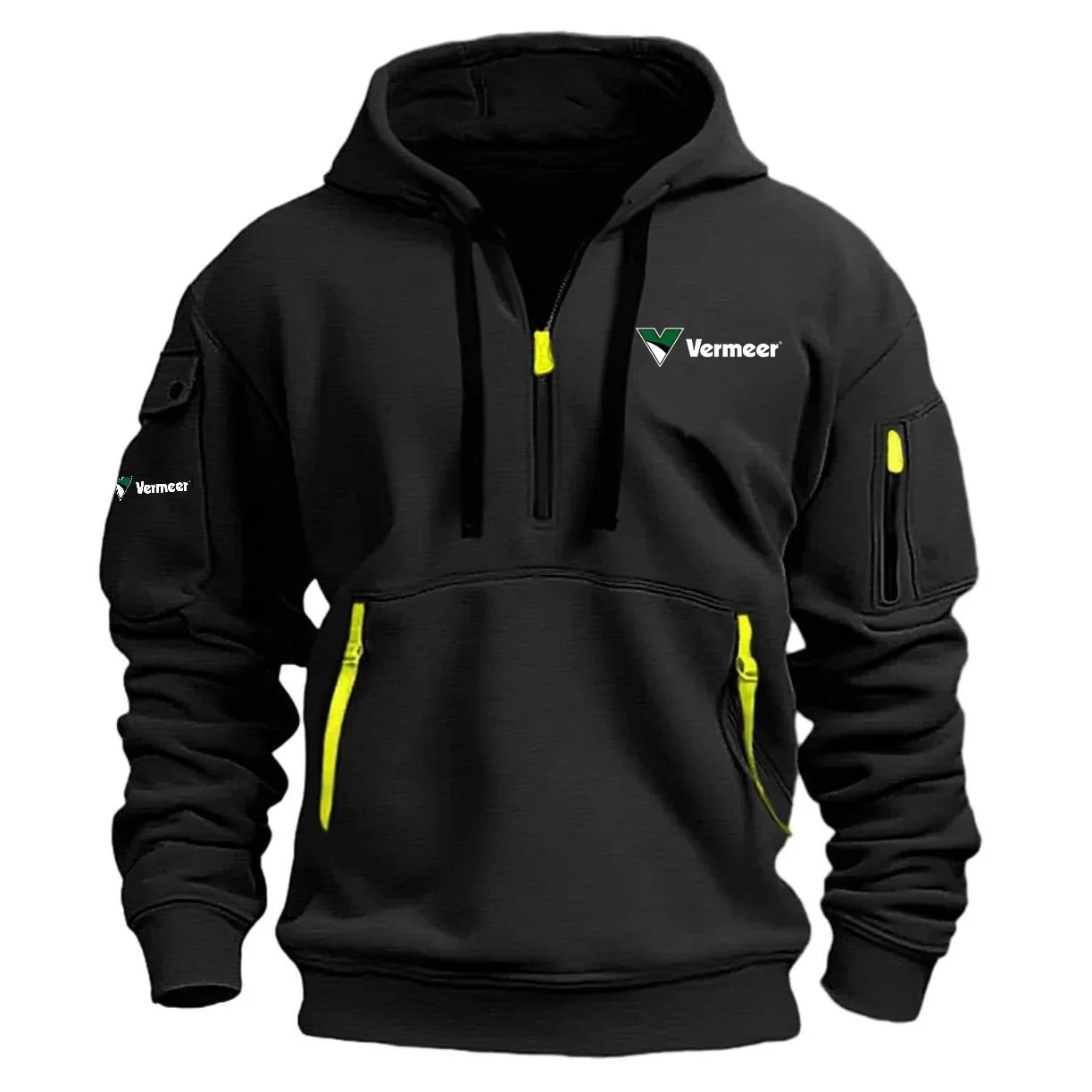 Vermeer Exclusive Logo Half Zipper Hoodie