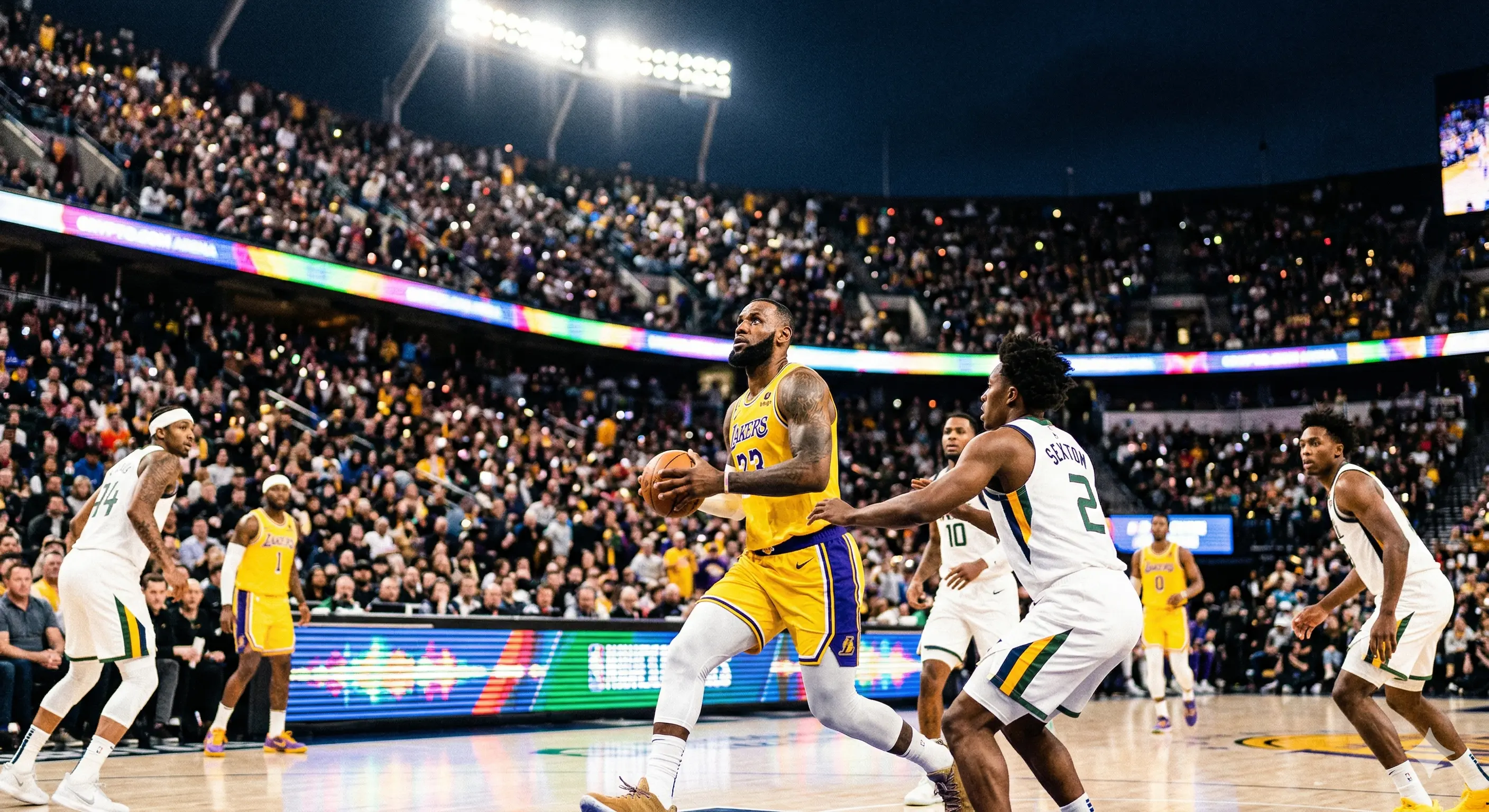 Lakers Dominate Jazz 131-107 to Secure 4th Seed in Western Conference