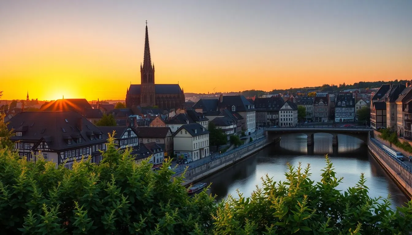 Strasburg şehir manzarası Strasburg şehir manzarası