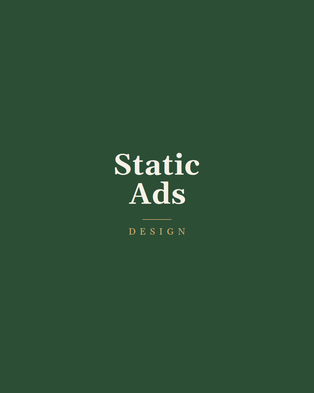 Static Ads Design