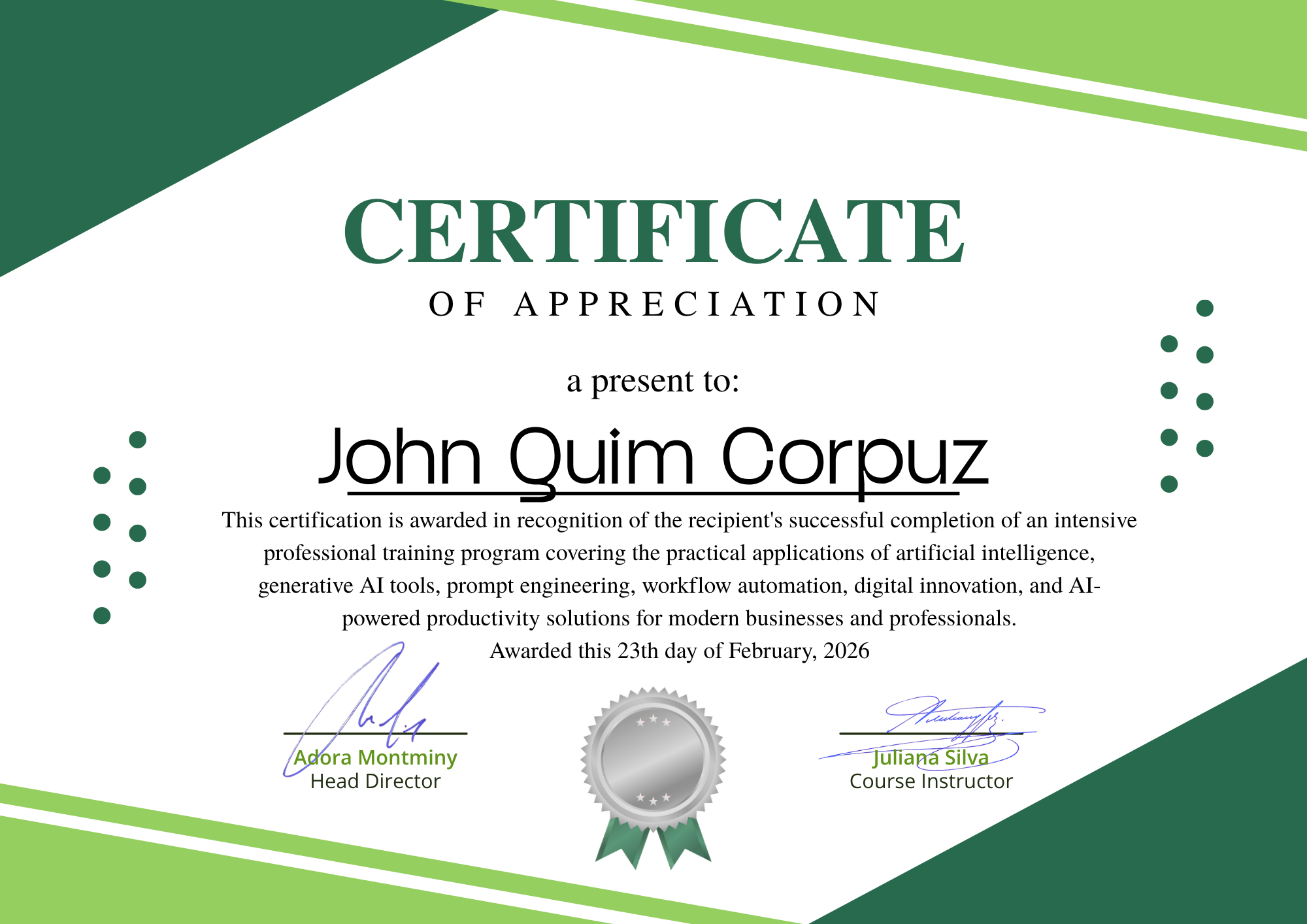 Certificate 4