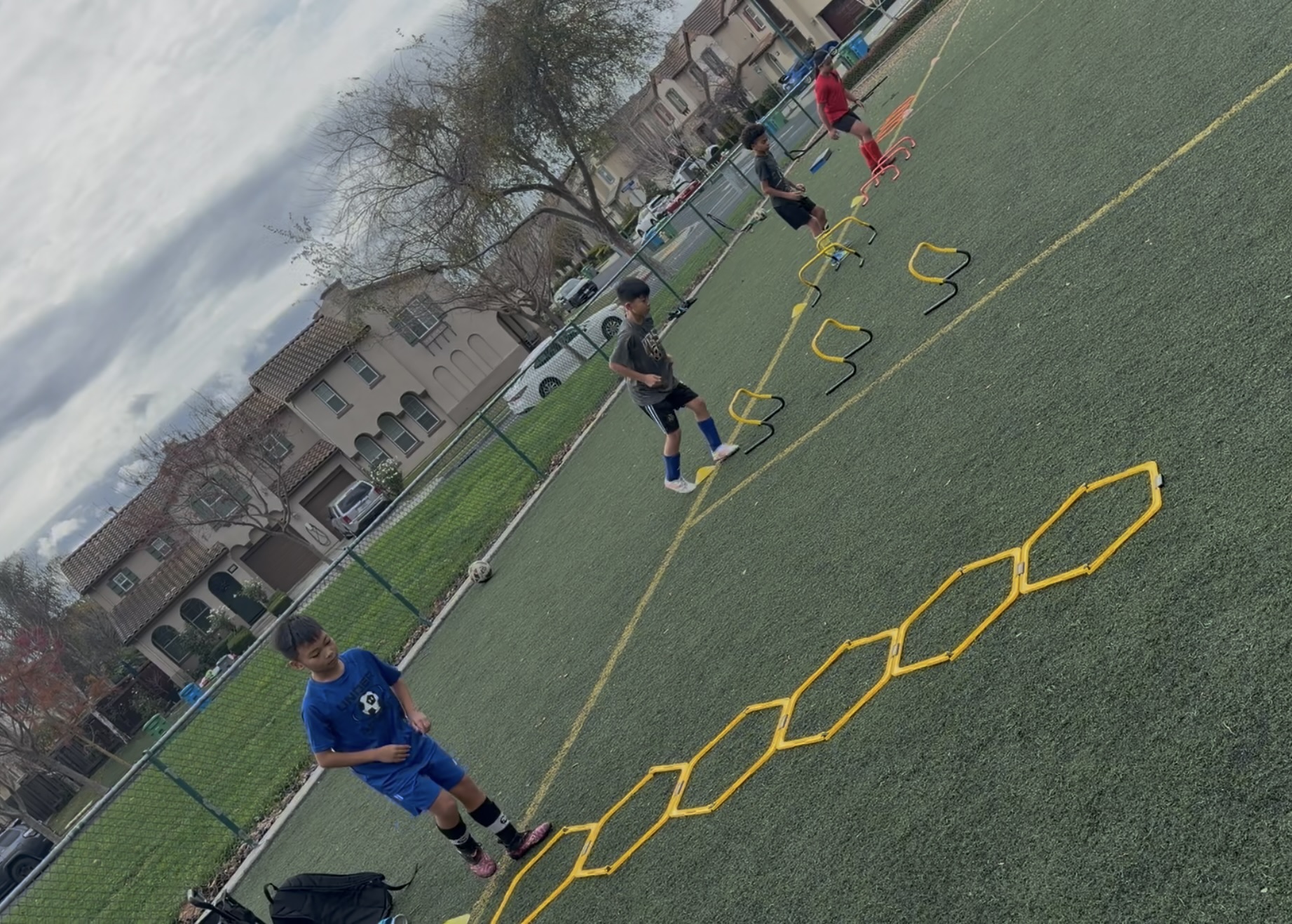 Youth soccer training session 5