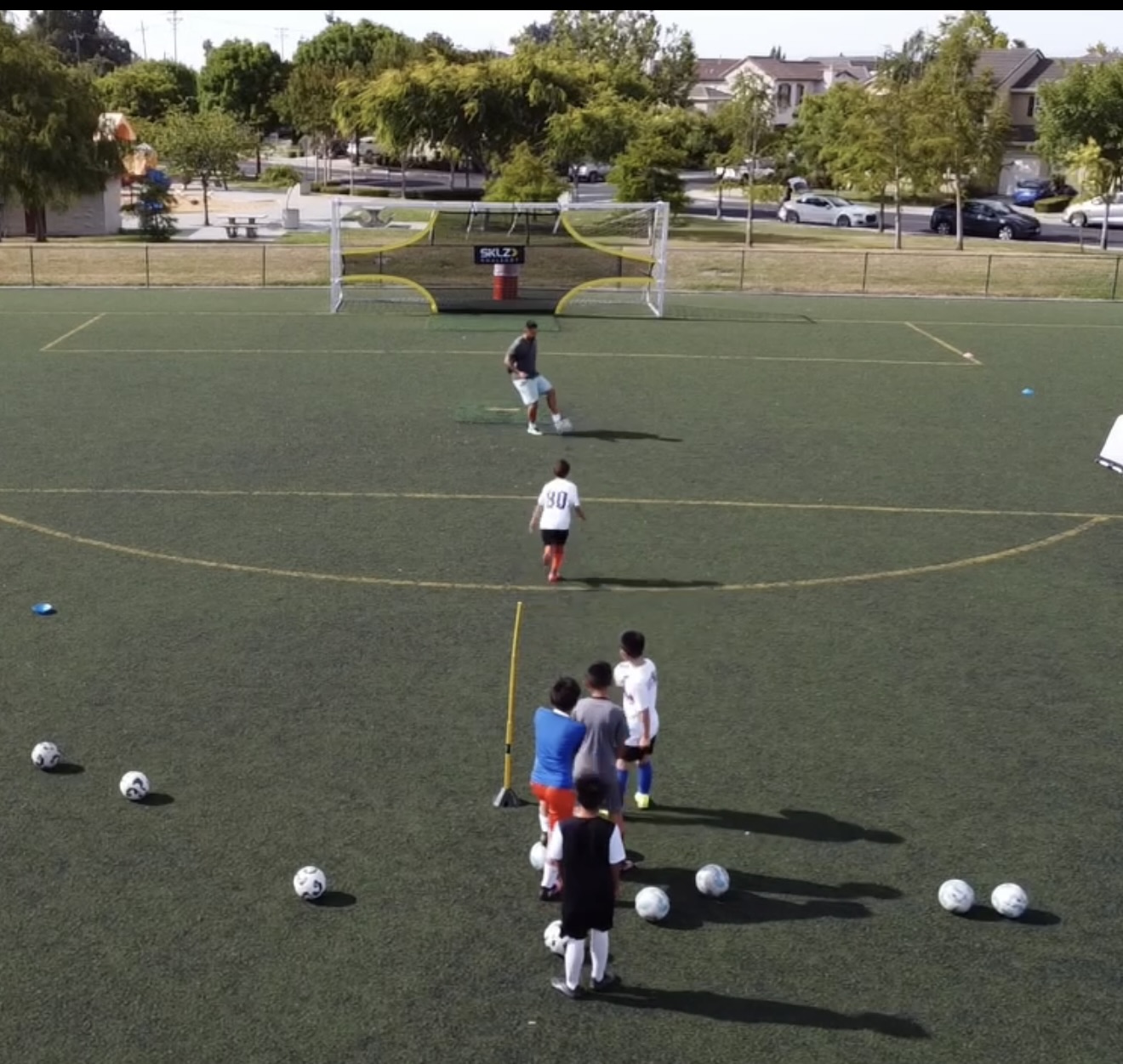 Youth soccer training session 3
