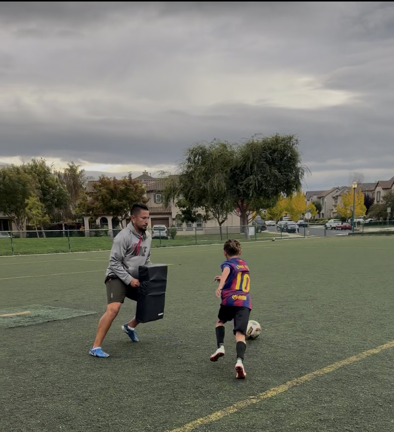 Youth soccer training session 2