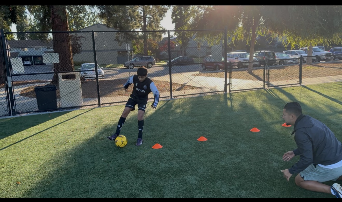 Youth soccer training session 8
