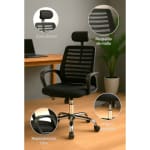 Silla Oficina Ergonómica Cómoda – Respaldo Malla y Ajustes