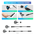 Cepillo Eléctrico 9 en 1 Recargable USB para Limpieza Profunda