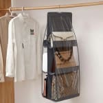 Organizador Colgante para Placard Gris Oscuro | Ordená Ropa y Zapatos
