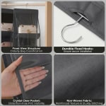 Organizador Colgante para Placard Gris Oscuro | Ordená Ropa y Zapatos