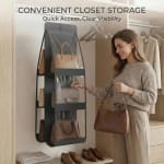 Organizador Colgante para Placard Gris Oscuro | Ordená Ropa y Zapatos