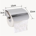 Porta Rollo Papel Higiénico Acero Inoxidable para Baño Moderno