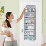 Organizador estantería colgante tela plegable para ropa y zapatos - optimiza tu espacio